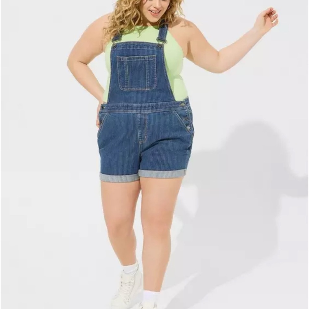 Women's Torrid Relaxed Vintage Stretch Shortall
